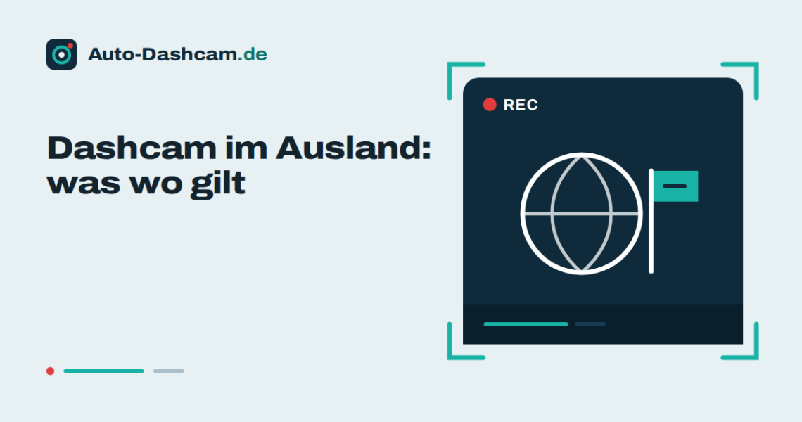 Grafik zum Artikel: Dashcam im Ausland