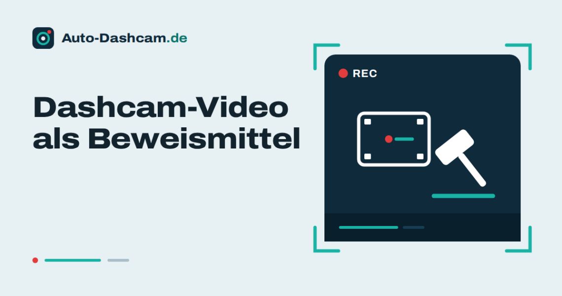Grafik zum Artikel: Dashcam-Aufnahmen als Beweismittel