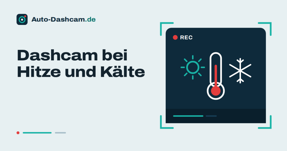 Grafik zum Artikel: Dashcam bei Hitze und Kälte